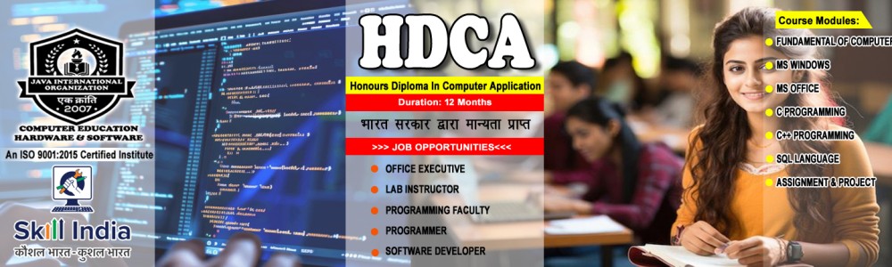 Honours Diploma In Computer Application
